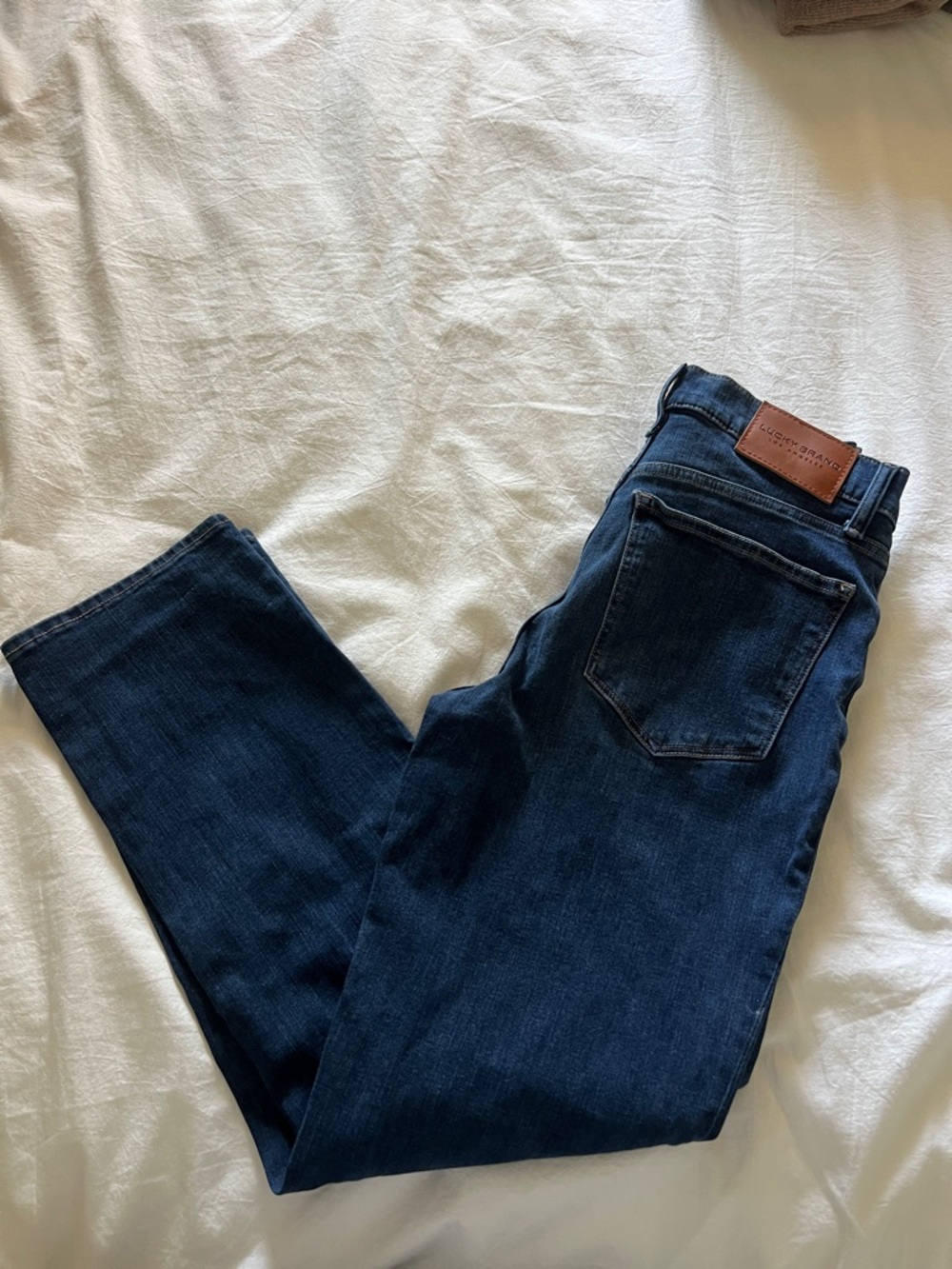 Lucky Brand Dark Indigo High-Rise Skinny Jeans